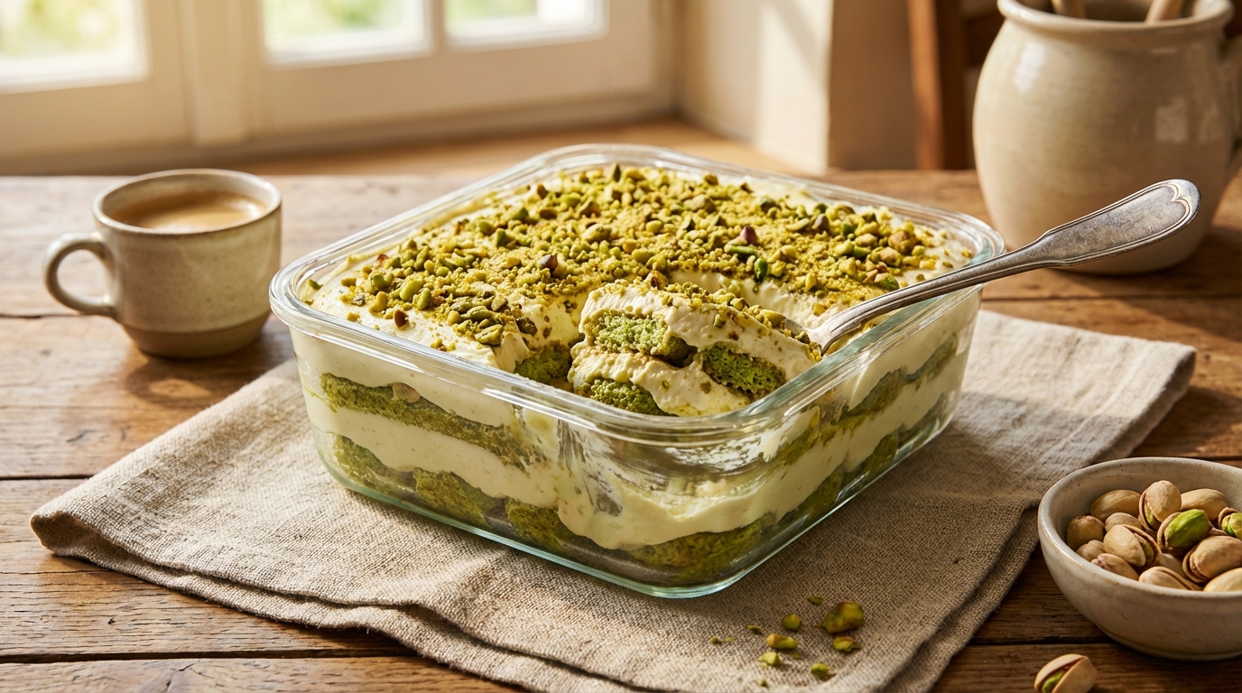 « J’ai changé un seul geste dans ma recette de tiramisu pistache » : depuis, personne ne touche au dessert classique