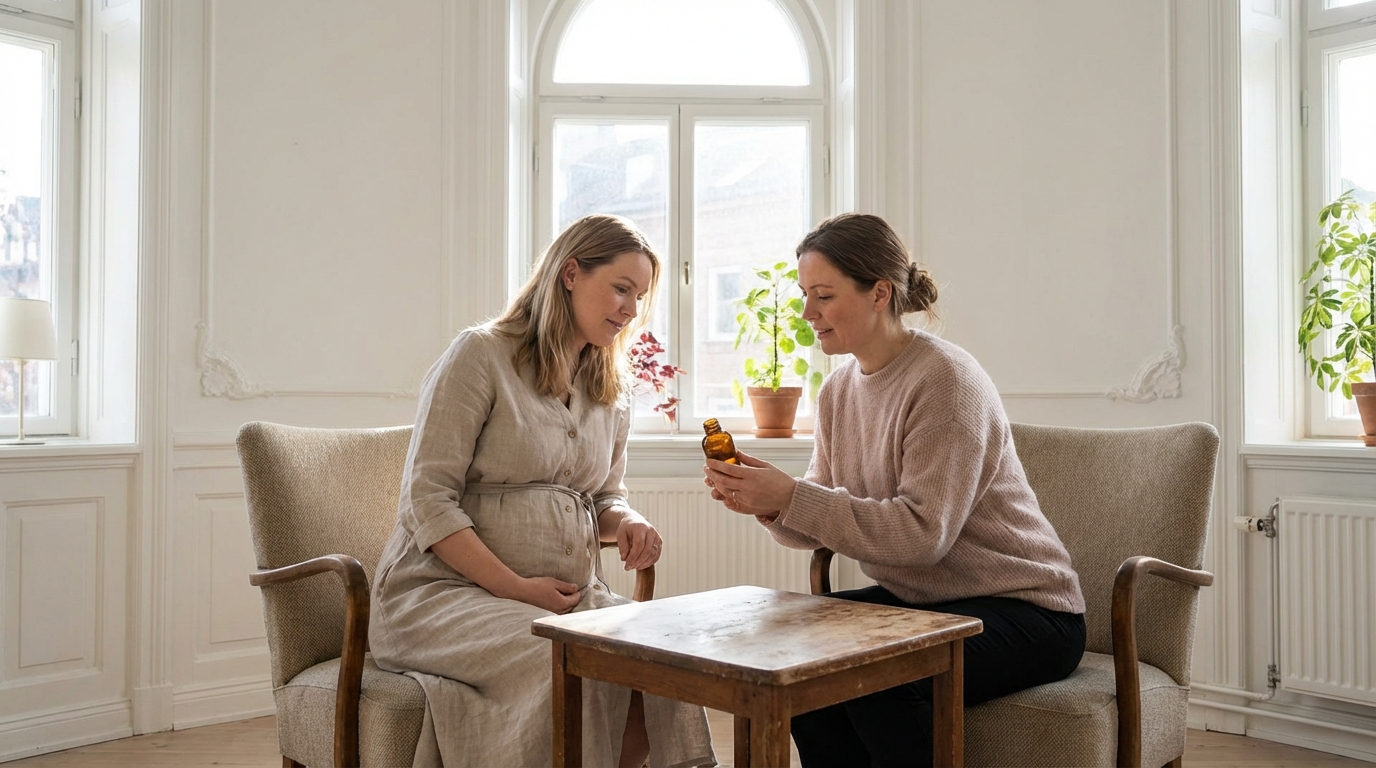 Huiles essentielles quand on est enceinte : les limites à connaître avant d’en utiliser pour se soulager, selon les sages-femmes