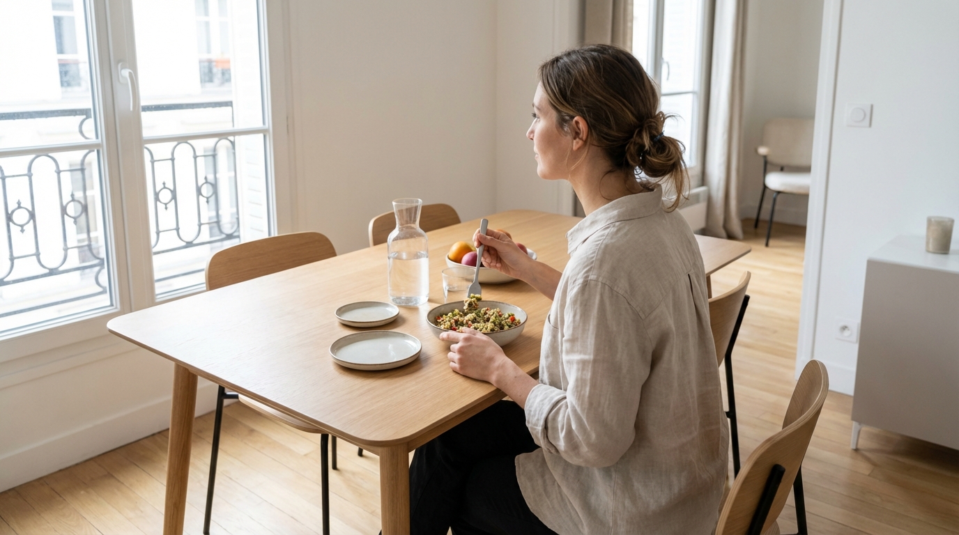 « Depuis que j&rsquo;ai changé ce geste à table, mes douleurs au cou et mes ballonnements ont disparu »
