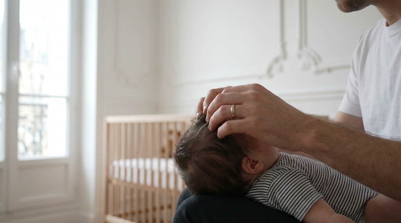 Bébé s’est cogné la tête : ce qu’il faut absolument surveiller dans les heures qui suivent selon les pédiatres