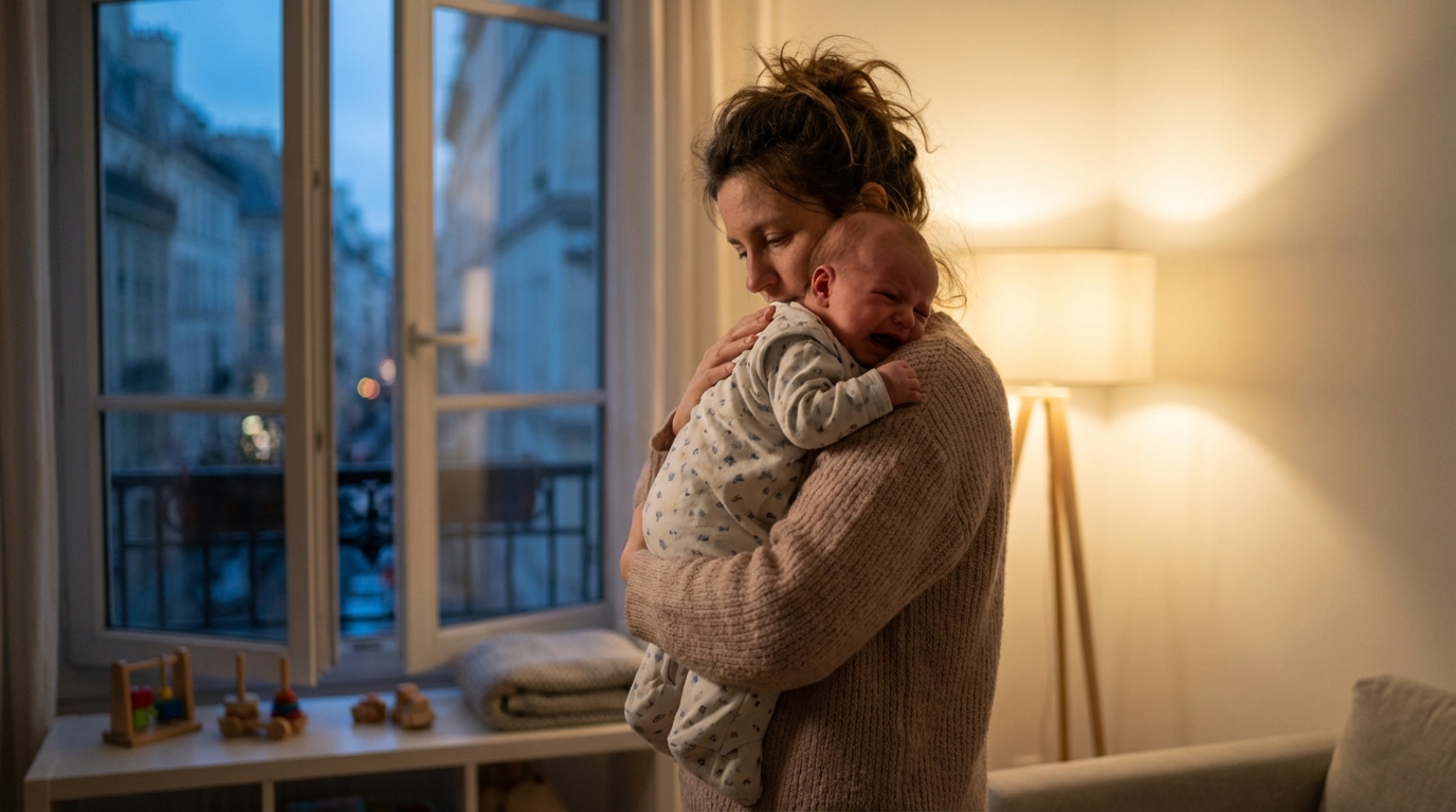 Pleurs inconsolables du soir : comment savoir si bébé souffre vraiment selon les pédiatres