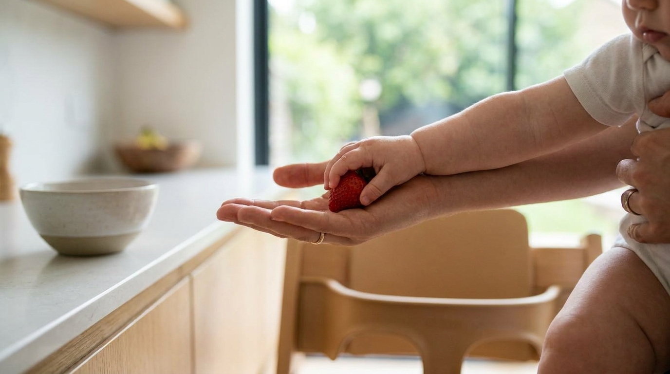 Je n’ai jamais osé donner de fraises à mon bébé avant 1 an : le pédiatre m’a expliqué pourquoi j’avais tout faux