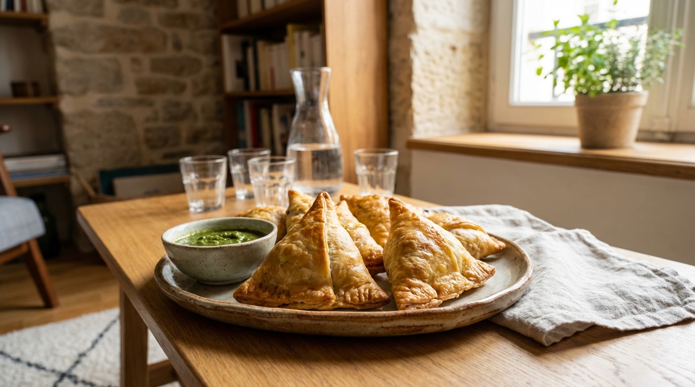 Samoussas thon–fromage frais ultra croustillants, faciles et rapides pour l’apéritif