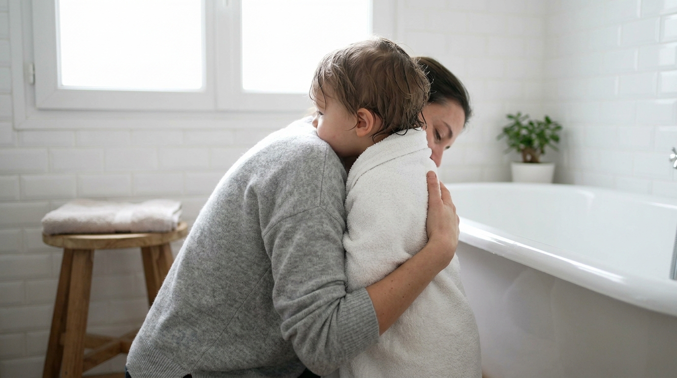 « Surtout ne le remettez pas dans l’eau ce soir » : ce qu’une pédopsychiatre m’a dit le jour où mon fils a refusé le bain