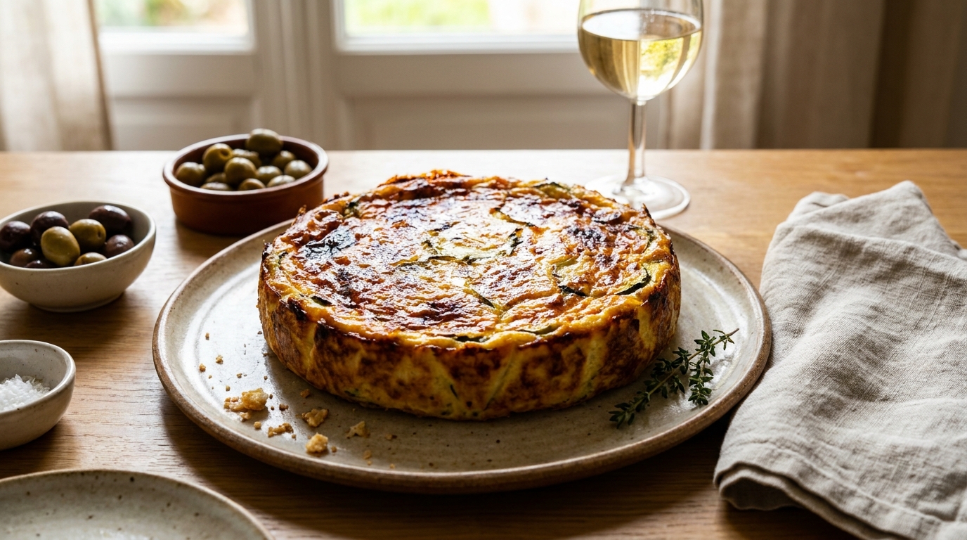 « C&rsquo;est sucré ou salé ? » : la question revient à chaque bouchée de ce flan de courgettes au parfum exotique