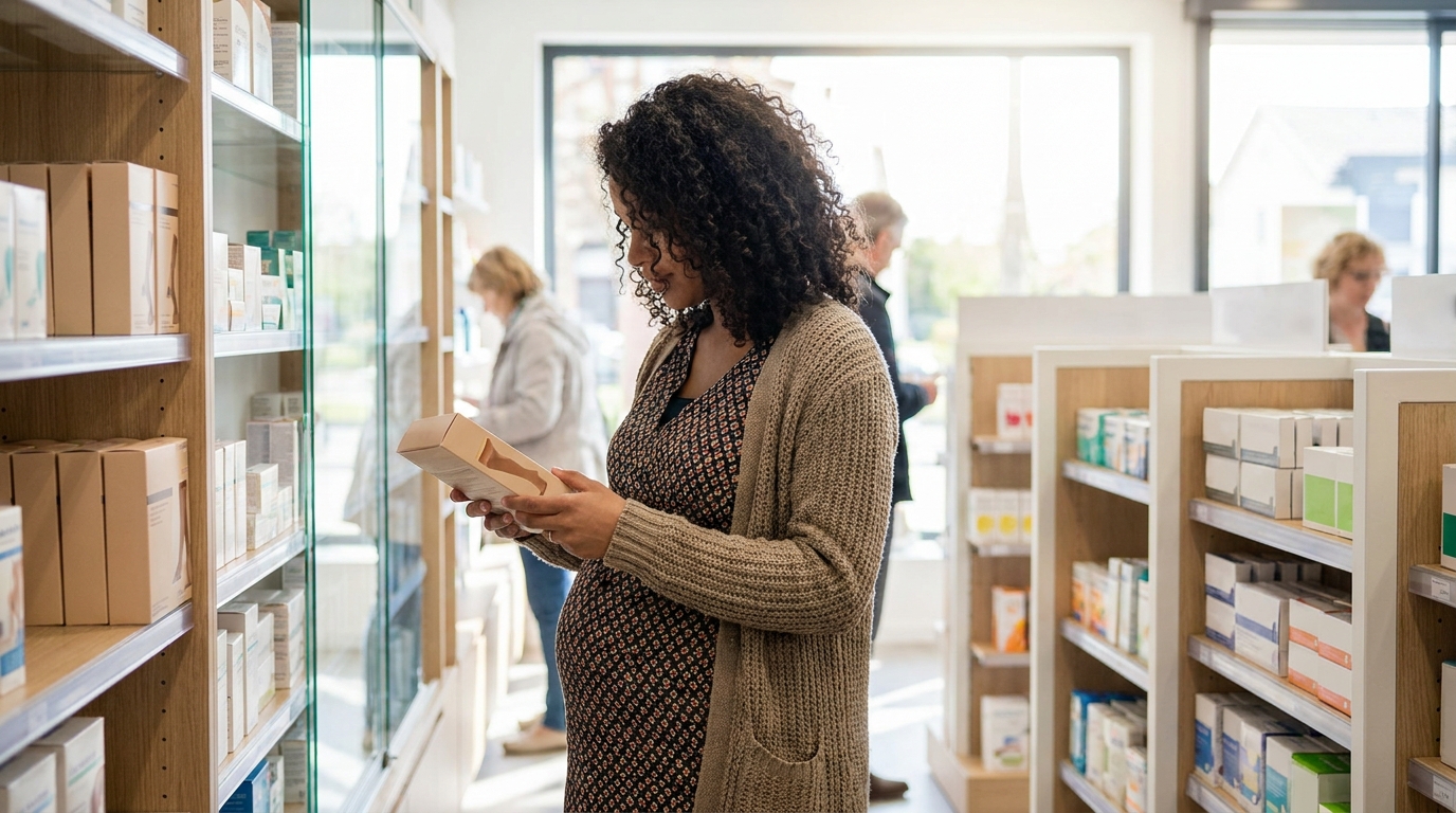 Je supportais mes jambes lourdes du 3e trimestre sans rien dire : une sage-femme m&rsquo;a orientée vers un rayon de pharmacie que je n&rsquo;avais jamais regardé