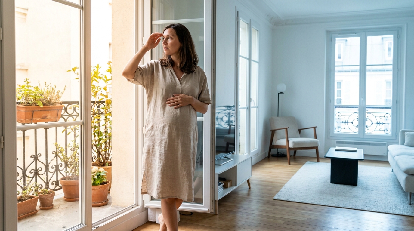 J&rsquo;étais enceinte de sept mois et il faisait à peine 26 °C dehors : ce que mon obstétricien m&rsquo;a dit sur le fœtus m&rsquo;a fait rentrer immédiatement
