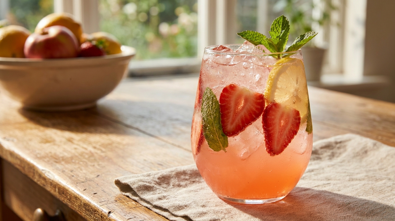 Limonade fraise-citron ultra-rafraîchissante : une boisson maison facile et irrésistiblement fraîche pour la saison