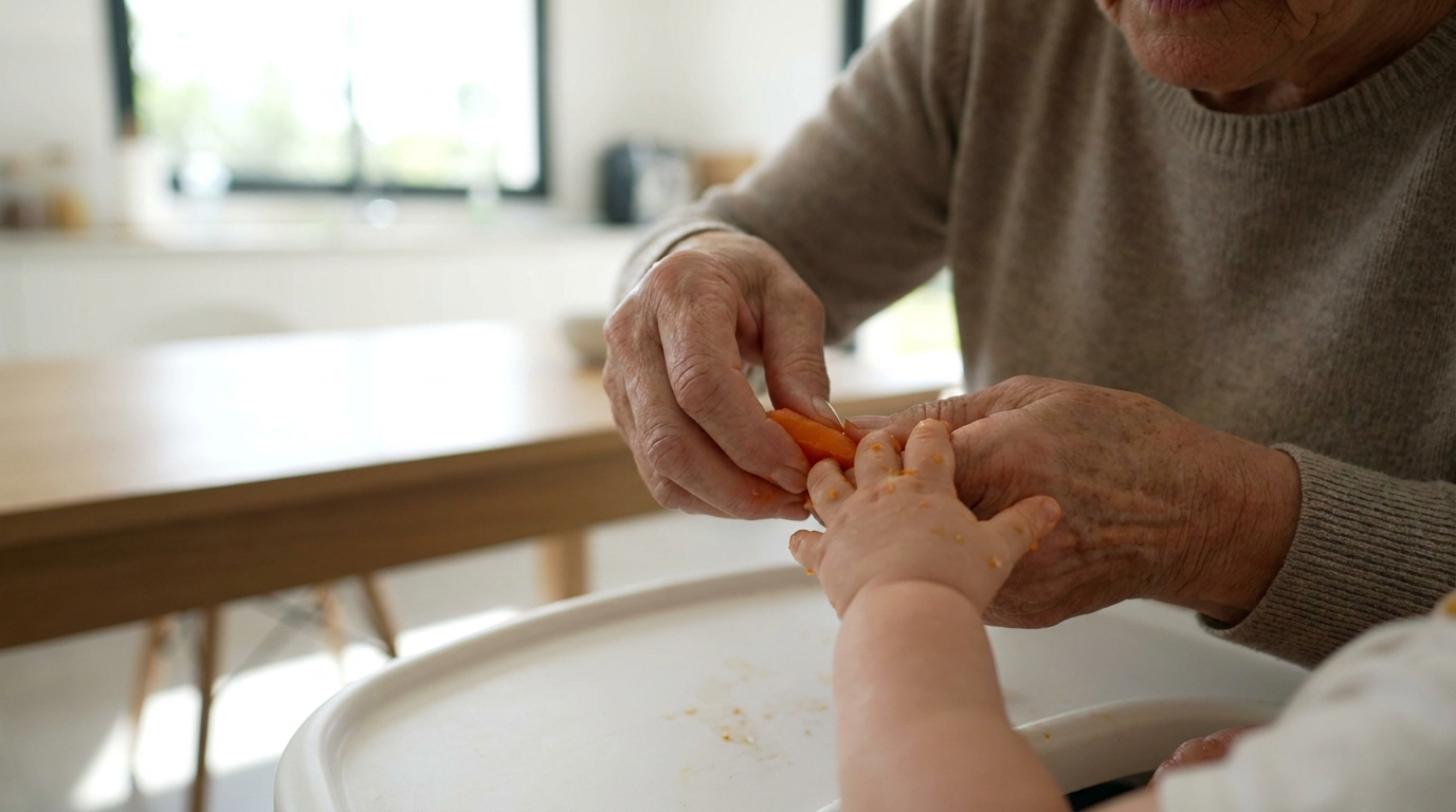 « Ne lui donne surtout pas ça » : ma belle-mère a retiré de la main de mon bébé un aliment que je pensais inoffensif avant 1 an