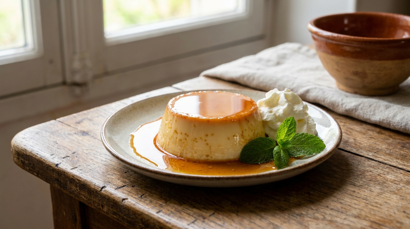 « Tu n’as même pas allumé le four ? » : la recette de flan express qui sauve mes fins de repas depuis ma grossesse