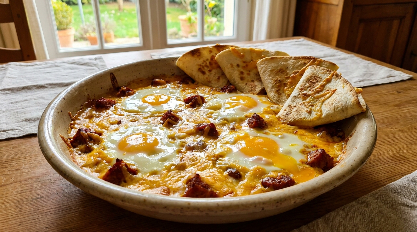 « Attends, il y a quoi sous le cheddar fondu ? » : le plat d’apéro géant au chorizo que personne n’a laissé refroidir