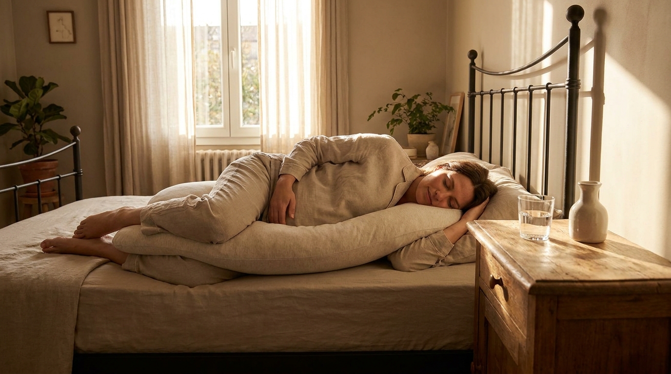 C&rsquo;est fini pour le ventilateur braqué sur le lit : en 2026, voici ce que les sages-femmes conseillent pour dormir enceinte par 35°C