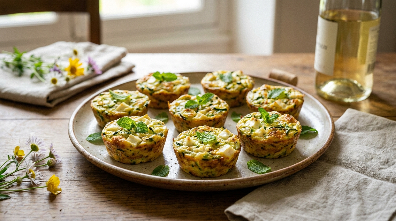 « C&rsquo;est quoi cette herbe dedans ? » : ces mini flans de courgette tièdes ont créé un petit scandale à l&rsquo;apéro de juin
