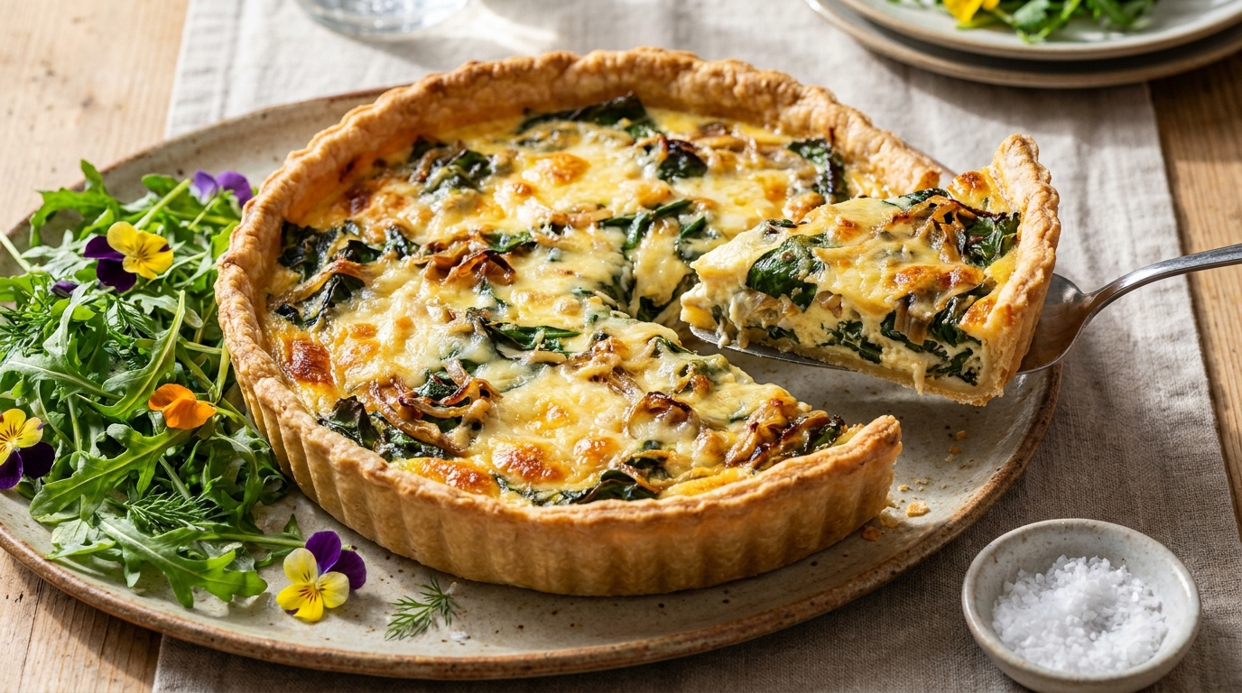 J&rsquo;ai glissé de la tomme d&rsquo;Auvergne dans ma quiche aux blettes de juin : mes enfants ont redemandé du « légume vert » pour la première fois