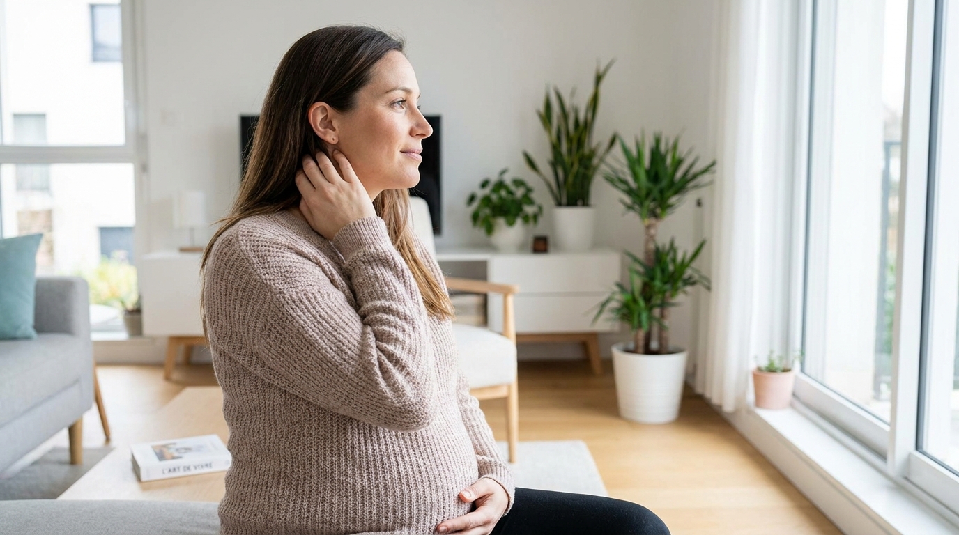 J&rsquo;ai gratté ces petits bouts de peau qui poussaient sur mon cou enceinte : ma dermatologue m&rsquo;a demandé pourquoi je n&rsquo;avais pas attendu trois mois de plus