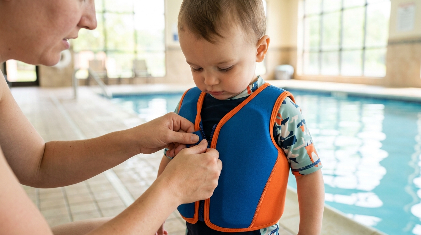 J&rsquo;ai mis des brassards à mon fils de 2 ans à la piscine : le maître-nageur m&rsquo;a pris à part et ce qu&rsquo;il m&rsquo;a montré m&rsquo;a fait changer tout l&rsquo;équipement
