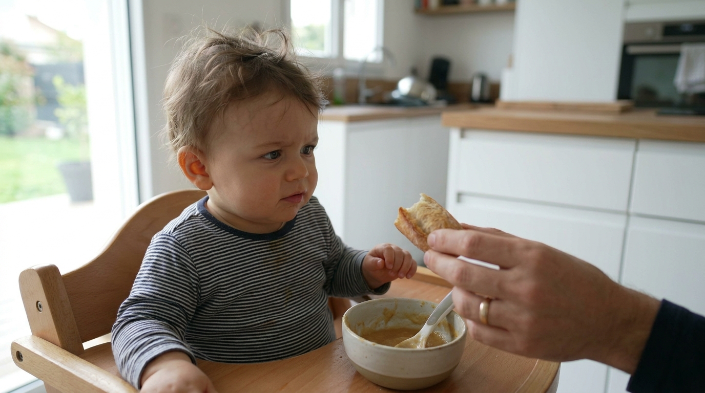 « Je pensais que c’était bon pour lui » : pourquoi ces 4 aliments sont déconseillés avant 3 ans par les pédiatres