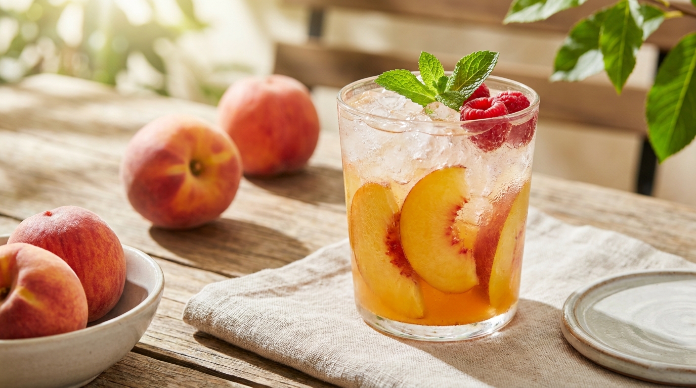 Je servais des sodas à l’apéro depuis des années : le jour où j’ai fait infuser trois pêches dans une casserole, plus personne n’a voulu autre chose