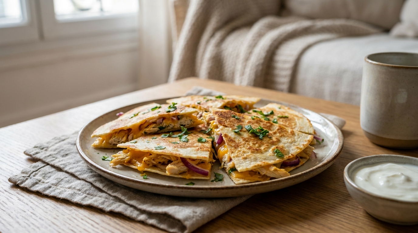 « Maman, c’est quoi ces triangles dorés ? » : ce plat au poulet citronné et fromage filant se prépare entre deux tétées et personne n’y croit