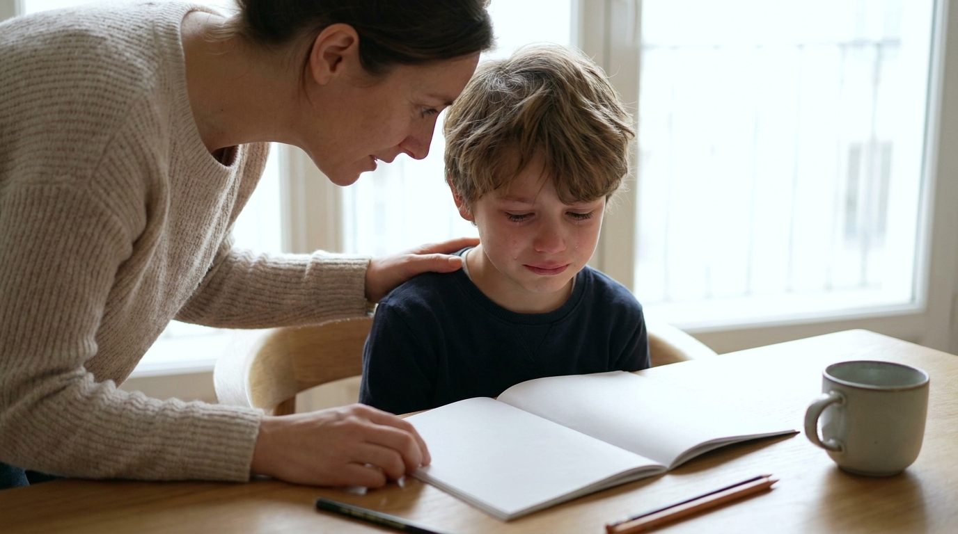 Mon fils répétait « je suis nul » à chaque devoir : le jour où une orthophoniste m’a soufflé une phrase, tout a changé