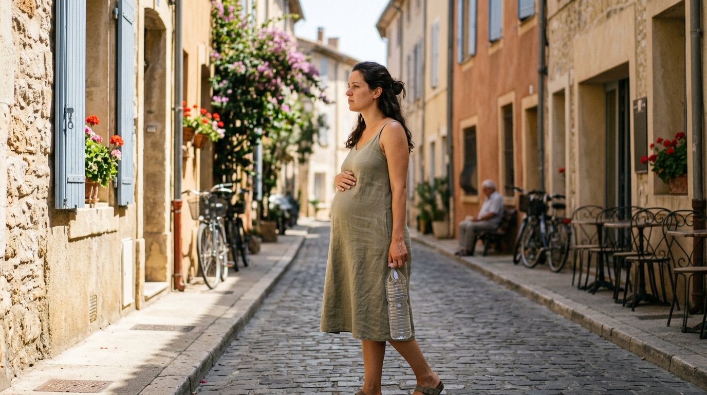 J&rsquo;ai maintenu mon programme de vacances enceinte malgré les 38 °C annoncés : quand ma gynécologue a vu mes journées type, elle m&rsquo;a montré ce que je faisais subir à mon bébé