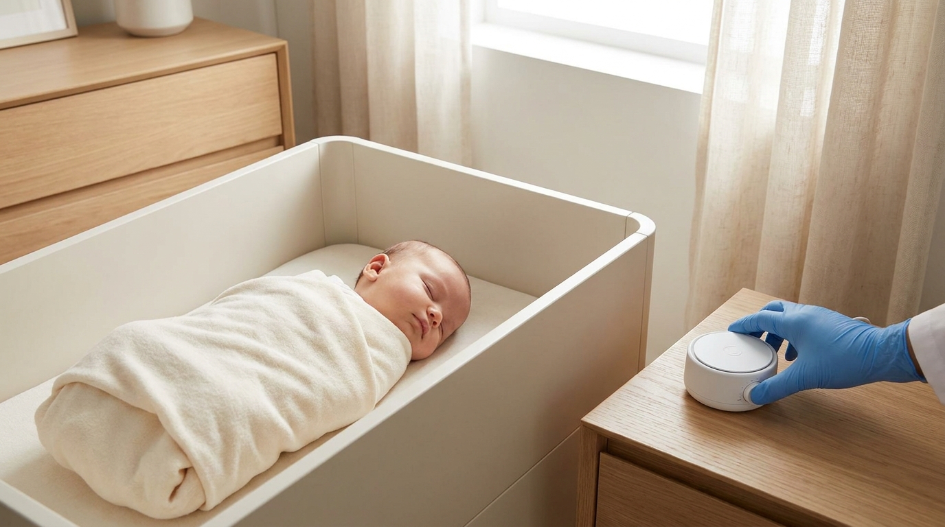 J&rsquo;ai mis du bruit blanc toutes les nuits pour endormir mon bébé : le jour où le pédiatre a regardé le volume, j&rsquo;ai compris ce que je faisais depuis des mois