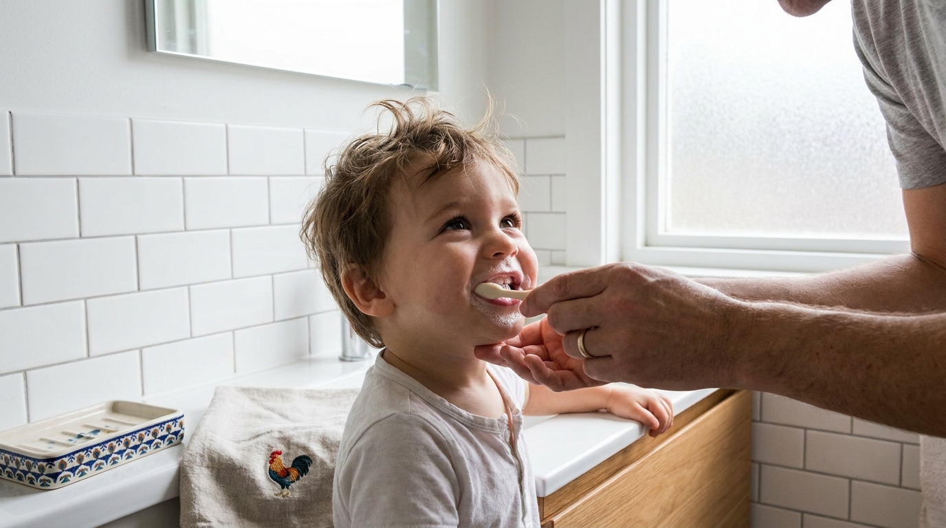 Je brossais les dents de mon fils tous les soirs depuis ses deux ans : le jour où le dentiste a regardé sa bouche, j&rsquo;ai compris ce que j&rsquo;avais raté