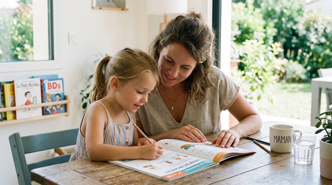 On s&rsquo;obstine tous à acheter un cahier de vacances chaque été, cette solution alternative vous fera changer d&rsquo;avis